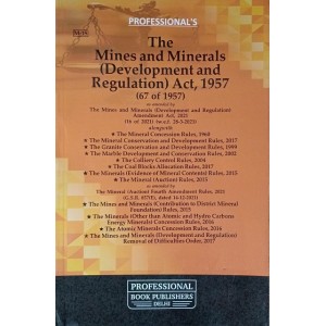 Professional's Mines & Minerals (Regulation & Development) Act, 1957 alongwith Mineral Concession Rules, 1960 Bare Act